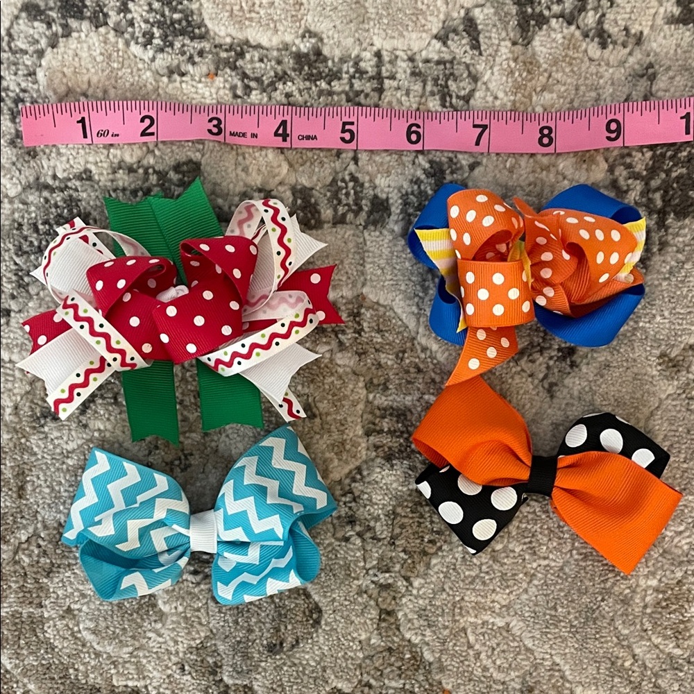 Girl’s Hair Bows Set - Picture 5 of 9